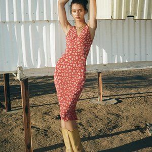 Realization Par THE STEPHANIE Dress in Saffron